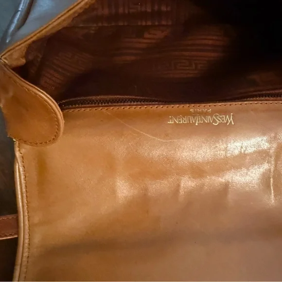 Yves Saint Laurent Brown Crossbody Bag- Authenticity provided - Picture 5 of 8